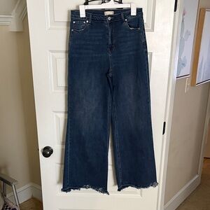 Altar’d State Ceros Women's Blue Wide-Leg Jeans